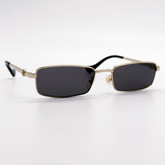 NEW GUCCI SUNGLASSES GG1600S 001 GOLD/GRAY WOMEN EYEWEAR GUCCI main image 4